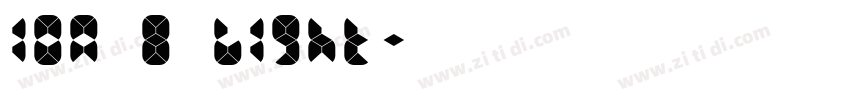 ION B Light字体转换